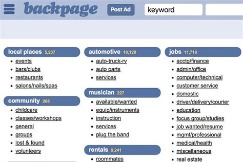 skopthegames|Top 20 Backpage Alternatives: The Best New Sites Like。